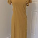 LNA  Mayer Tee Midi Dress Honey Gold Photo 3