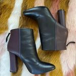 CAbi Black And Purple Two Toned Heeled Booties Photo 2