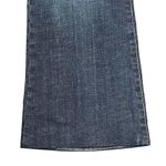 EXPRESS E2 Eva Full Leg Flared Jeans Size 31 Mid-Rise Stretch Dark Wash Denim Photo 2