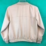 Liz Claiborne LIZGOLF Beige Zippered Jacket Medium Photo 1