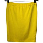 CAbi NEW Yellow Straight Pencil Knee Length Skirt Lined Career Preppy 2 Photo 1