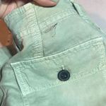 ZARA NWT The Tokyo Trouser High Waisted Pants linen blend cargo ankle green Photo 4