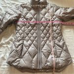 Athleta  Responsible Down Gray Jacket Pebble Puffer Quilted Coat Size Small Photo 10