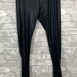 LNA  Stretchy Faux Leather Zipped Leggings Photo 1