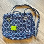 Vera Bradley Convertible Mailbag backpack Quilted Marrakech Motifs navy blue NWT Photo 2