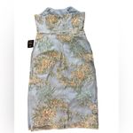 Lulus  Upgraded Event Blue Jacquard Bustier Strapless Midi Dress XL Formal NWT Photo 1