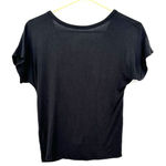 American Eagle AEO size XS soft & sexy line short sleeve top shirt black Photo 1