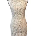 Ark & Co. Ecru Lace Dress With Nude Lining Women’s Size Small Photo 0