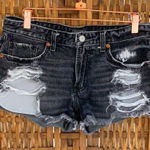 Abercrombie & Fitch Distressed Low Rise Jean Short Photo 0