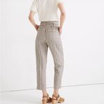 Madewell High-Rise Paper Bag Linen Blend Pant, 12 Photo 6