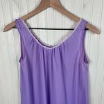 Vintage 1960s Movie Star Inc Lingerie Peignoir Set Gown & Robe Purple Chiffon Photo 11