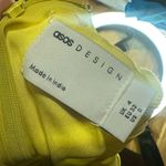 ASOS Design Pleated Midi Dress Floral Print Yellow Photo 4