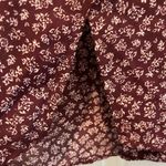 Grace Woman Long Sleeve‎ Floral Button Front Blouse Maroon Red Size 1X NWT! Photo 2