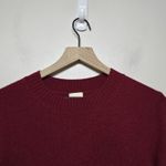 Baldwin Kansas City Sweater Womens Small Crew Neck Baby Wool Yak Cashmere Red Photo 1