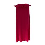 Amanda Uprichard Maternity Knee-Length Ruffled Sundress Pink Size Medium Photo 1