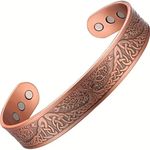 Tree of Life Pure Copper Magnetic Bracelet Cuff Bangle Pain Therapy Bracelet Photo 0