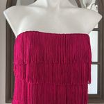 Liv Foster Fringe Cocktail Dress in Rich Magneta Size 12 New w/Tag $395 Pink Photo 7