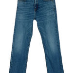 Veronica Beard  Ines Girlfriend Jeans High Rise Cropped Frayed Hem Chic Denim 24" Photo 0