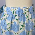 Who What Wear  - Ivory & Blue Floral Boho Chic Partial Wrap Maxi Skirt - Size XS Photo 5