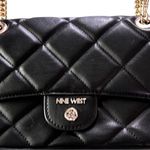 Nine West Black Quilted Shoulder Bag Photo 5