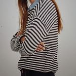 Madewell  SEAGROVE PULLOVER SWEATER IN STRIPE DARK BALTIC SMALL Photo 12