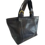 Coach  Waverly Vintage Black Leather Handbag Photo 3