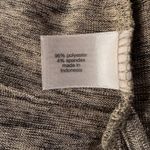 Lane Bryant  SZ 22/24 Top Gold Shimmery Stretch Hi-Low Hem Long Sleeve Scoop Neck Photo 6