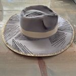 Original USA Gray Geometric Design Cowgirl Hat NWT Photo 2