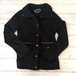 Ambiance M Womens Black Peacoat Fleece Jacket Coat Size Medium Photo 0