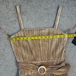 Mac Duggal 27062 Tiered Metallic Midi Dress Gold 4 Photo 6