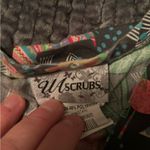 Women’s Christmas scrub top Gray Size M Photo 3