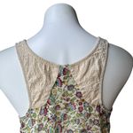 Willow & Clay Semi Sheer Beaded Tank Top, Sz L Photo 8