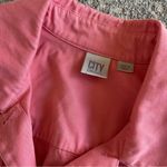DKNY Vintage y2k CITY  barbie pink button up trucker denim jean jacket Photo 4