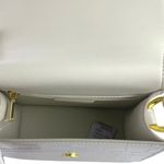 JW Pei NEW  White Croc Vegan Leather Faux Crossbody Strap Top Handle Handbag OS Photo 3