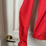 Athleta  Performance Jacket/Top Womens Size XS Coral Pink 1/4 Zip Thumb Holes Photo 6