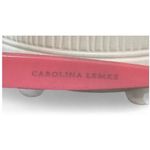 Carolina Lemke Sunglasses Oversized Black Frame Pink Arm Fashion Eyewear Photo 3