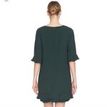 CeCe  kate ruffle flounce dress in green size 4 Photo 2