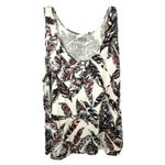 Jessica London Plus Size 18/20 Tank Top Sleeveless Feather Print Boho Knit 1440 Photo 1