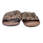 Rialto Slide Sandals Woven Leather Beige & Black Casual Slip On Shoes‎ Tan Size 7 Photo 5