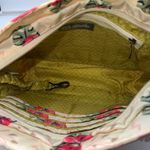 Lug Mambo Crossbody Bag Floral Print Beige Red Tropical Adjustable Strap Photo 8