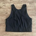 Girlfriend Collective  Black Paloma Racerback Bra Size Small Photo 2