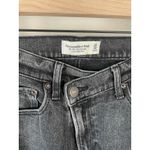 Abercrombie & Fitch 90's Slim Straight Ultra High Rise Acid Black Denim | 24/00 Photo 2