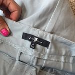7 For All Mankind  powder blue trouser shorts Photo 3