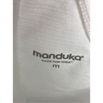 Manduka  Women's Racerback Performance Yoga Tank Top White Size Medium Photo 2