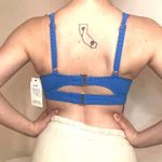 Time & Tru NWT  Cage Back Bikini Top - Royal Blue - S Photo 3