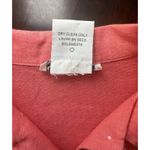 Ultra Dress Linen Coral Summer Beach Embroidered Abalone Shell Button Up Size 12 Photo 4