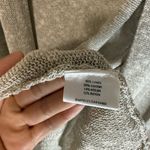 Eileen Fisher  Linen Blend Long Cardigan Womens Size L Oatmeal Ivory Photo 2