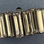 NWT Vera Wang Simply Vera Crystal Chain Ring Silver Photo 0