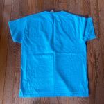 Gildan light blue embroidered Happy Birthday Jesus Christian shirt Photo 5