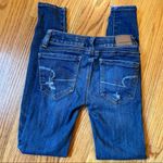 American Eagle blue jean jeggings size 00 Photo 6
